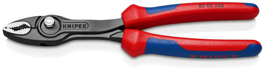 Knipex TwinGrip Slip Joint Pliers 8" 82 02 200