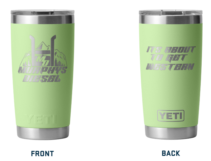 Murphys Diesel Yeti Rambler 20oz Tumbler w/Magslider Lid