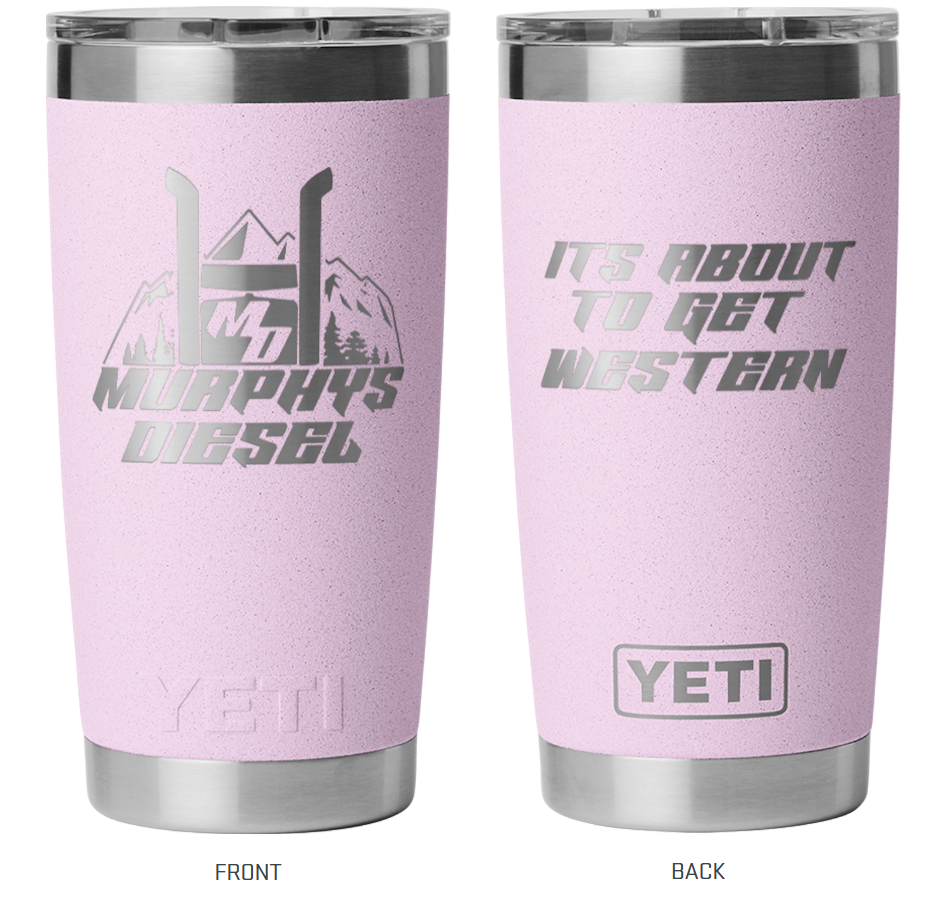 Murphys Diesel Yeti Rambler 20oz Tumbler w/Magslider Lid