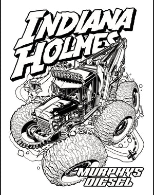 Indiana Holmes Coloring Page