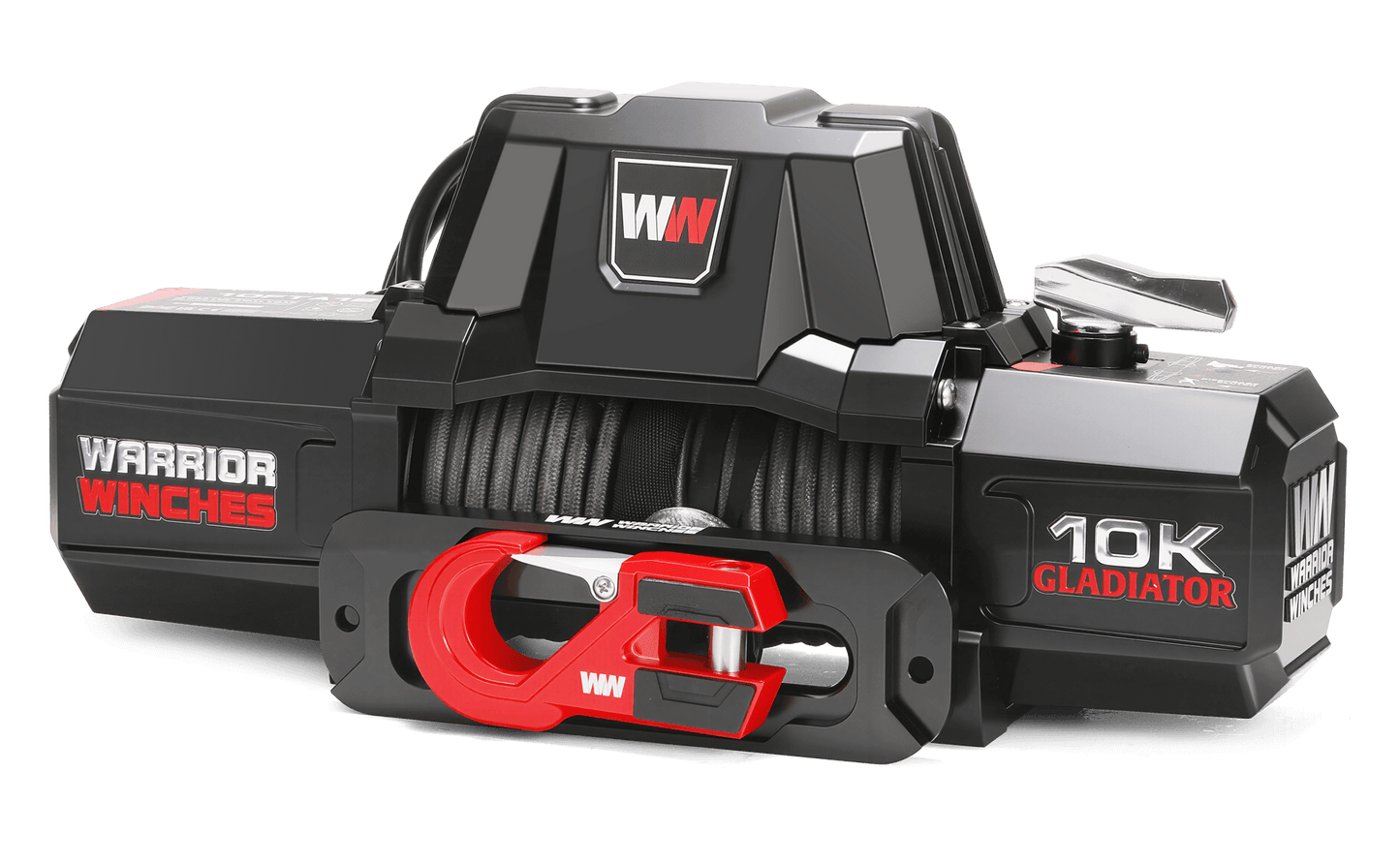 Gladiator V2 F-Type 10,000lb 12v Electric Winch - Synthetic Rope