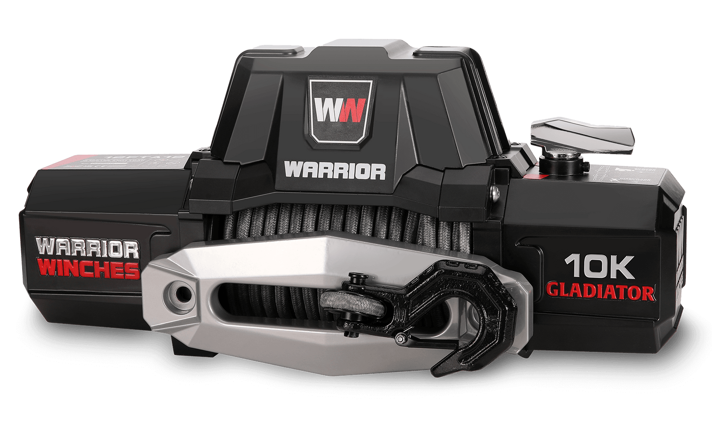 Gladiator F-Type 10,000lb 12v Electric Winch - Synthetic Rope