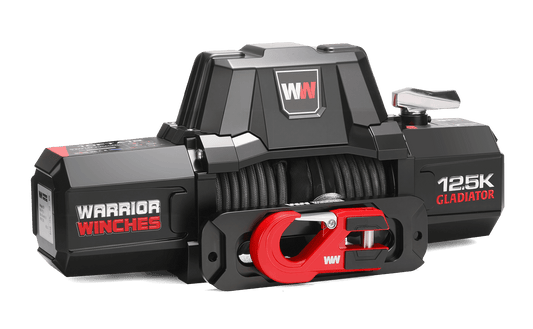 Gladiator V2 F-Type 12,500lb 12v Electric Winch - Synthetic Rope