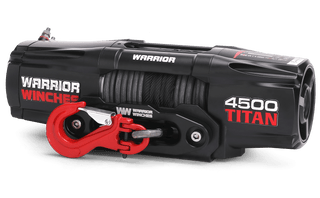 Titan 4,500lb 12v Electric Winch - Synthetic Rope