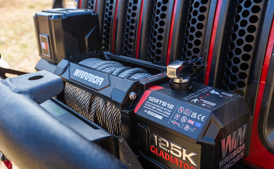 Gladiator R-Type 12,500lb 12v Electric Winch - Steel Rope