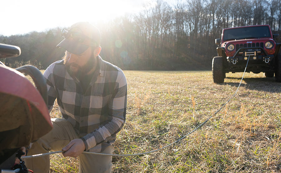 Gladiator R-Type 12,500lb 12v Electric Winch - Steel Rope