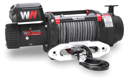 T1000 18,000lb Severe Duty 12v Electric Winch - Synthetic Rope