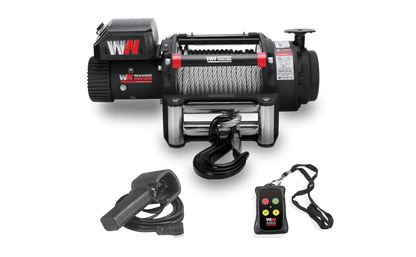T1000 18000lb Electric Winch - 12v Steel Rope